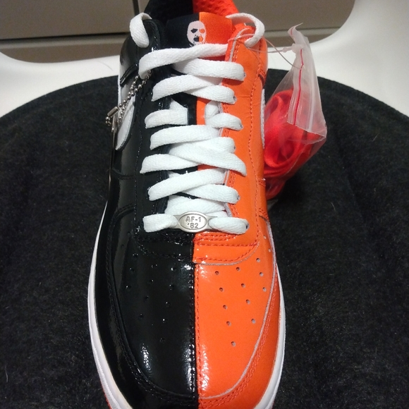 Nike Air Force 1 Halloween split DS size 9.5 Rare - Picture 10 of 11